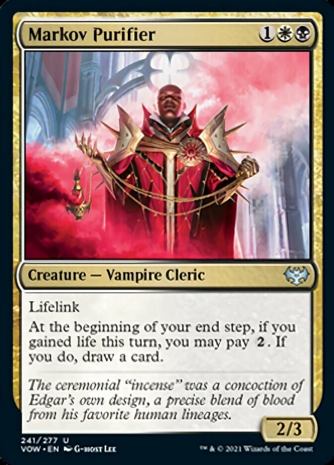 Markov Purifier [Innistrad: Crimson Vow] MTG Single Magic: The Gathering | Red Claw Gaming