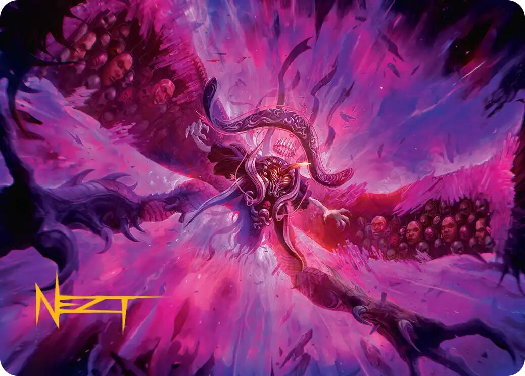 Hades, Sorcerer of Eld Art Card (Gold-Stamped Signature) [FINAL FANTASY Art Series] MTG Single Magic: The Gathering | Red Claw Gaming