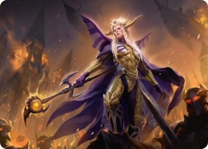 The Emperor of Palamecia Art Card [FINAL FANTASY Art Series] MTG Single Magic: The Gathering | Red Claw Gaming