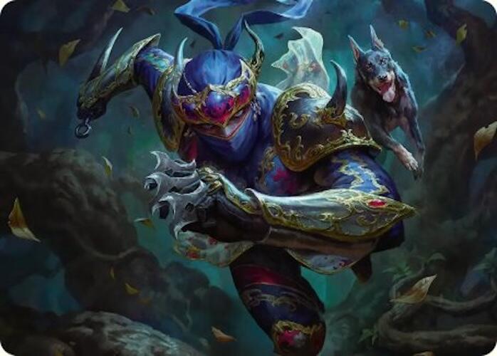 Shadow, Mysterious Assassin Art Card [FINAL FANTASY Art Series] MTG Single Magic: The Gathering | Red Claw Gaming