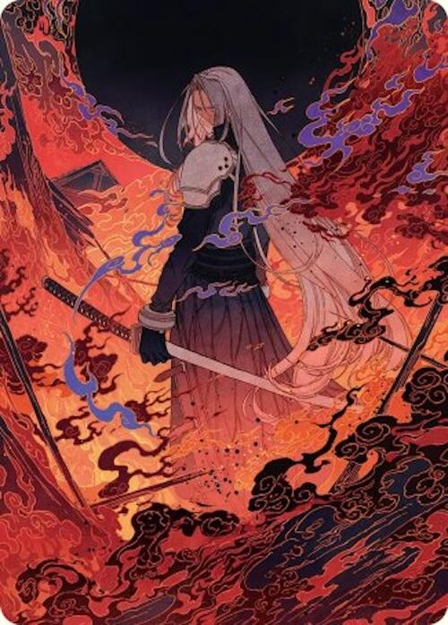 Nibelheim Aflame Art Card [FINAL FANTASY Art Series] MTG Single Magic: The Gathering | Red Claw Gaming