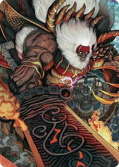 Braska's Final Aeon Art Card [FINAL FANTASY Art Series] MTG Single Magic: The Gathering | Red Claw Gaming
