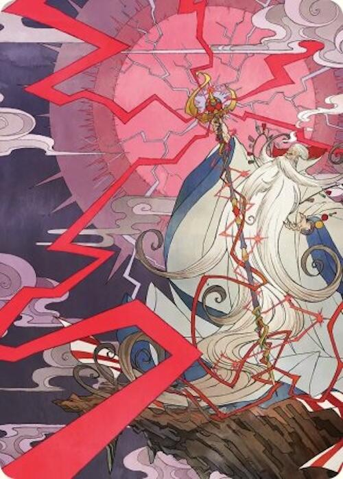 Summon: Esper Ramuh Art Card [FINAL FANTASY Art Series] MTG Single Magic: The Gathering | Red Claw Gaming