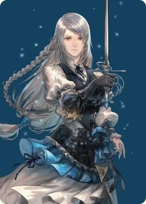 Jill, Shiva's Dominant Art Card [FINAL FANTASY Art Series] MTG Single Magic: The Gathering | Red Claw Gaming