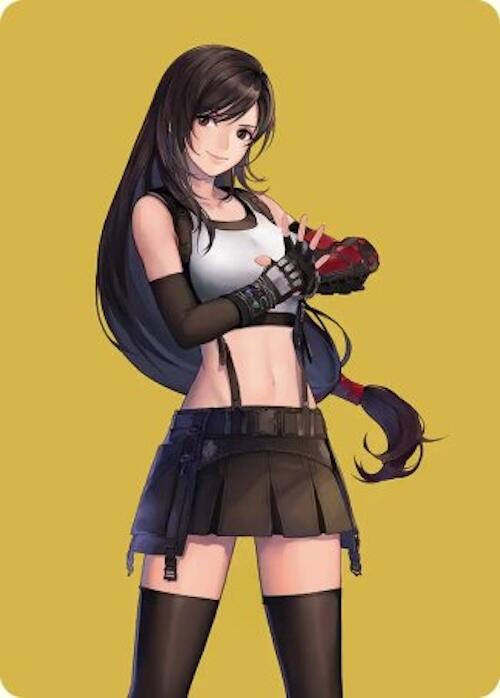 Tifa, Martial Artist Art Card [FINAL FANTASY Art Series] MTG Single Magic: The Gathering | Red Claw Gaming
