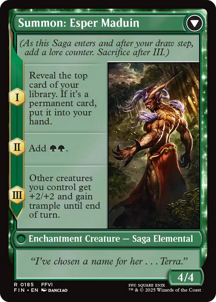 esper final fantasy mtg Summons Are INSANE// & // and mana of any type can be spent to cast that spell Summon: Esper Ramuh for FINAL