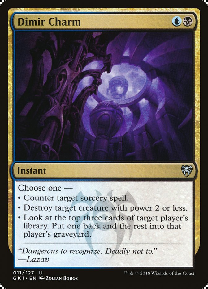 Dimir Charm [Guilds of Ravnica Guild Kit] MTG Single Magic: The Gathering | Red Claw Gaming