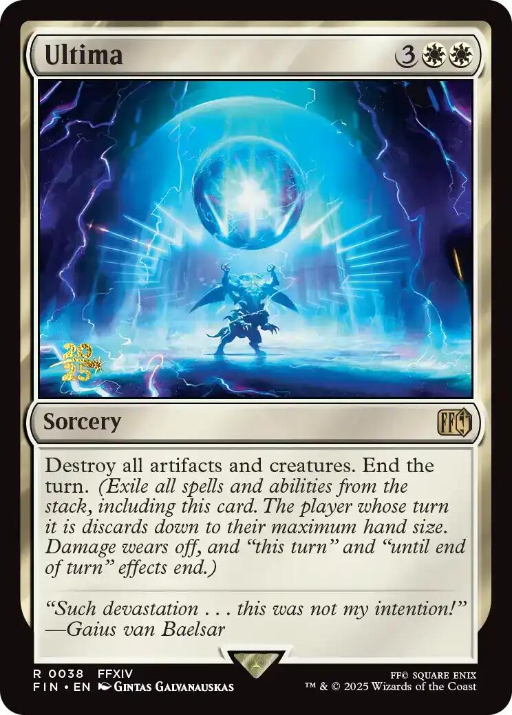 Ultima [FINAL FANTASY Prerelease Promo] MTG Single Magic: The Gathering | Red Claw Gaming