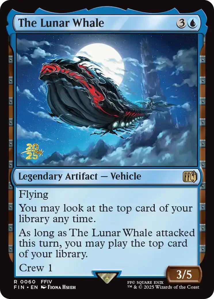 The Lunar Whale [FINAL FANTASY Prerelease Promo] MTG Single Magic: The Gathering | Red Claw Gaming