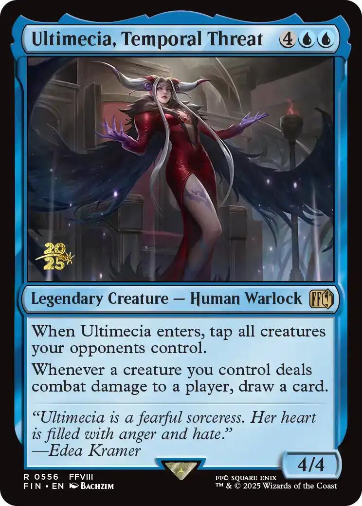 Ultimecia, Temporal Threat [FINAL FANTASY Prerelease Promo] MTG Single Magic: The Gathering | Red Claw Gaming