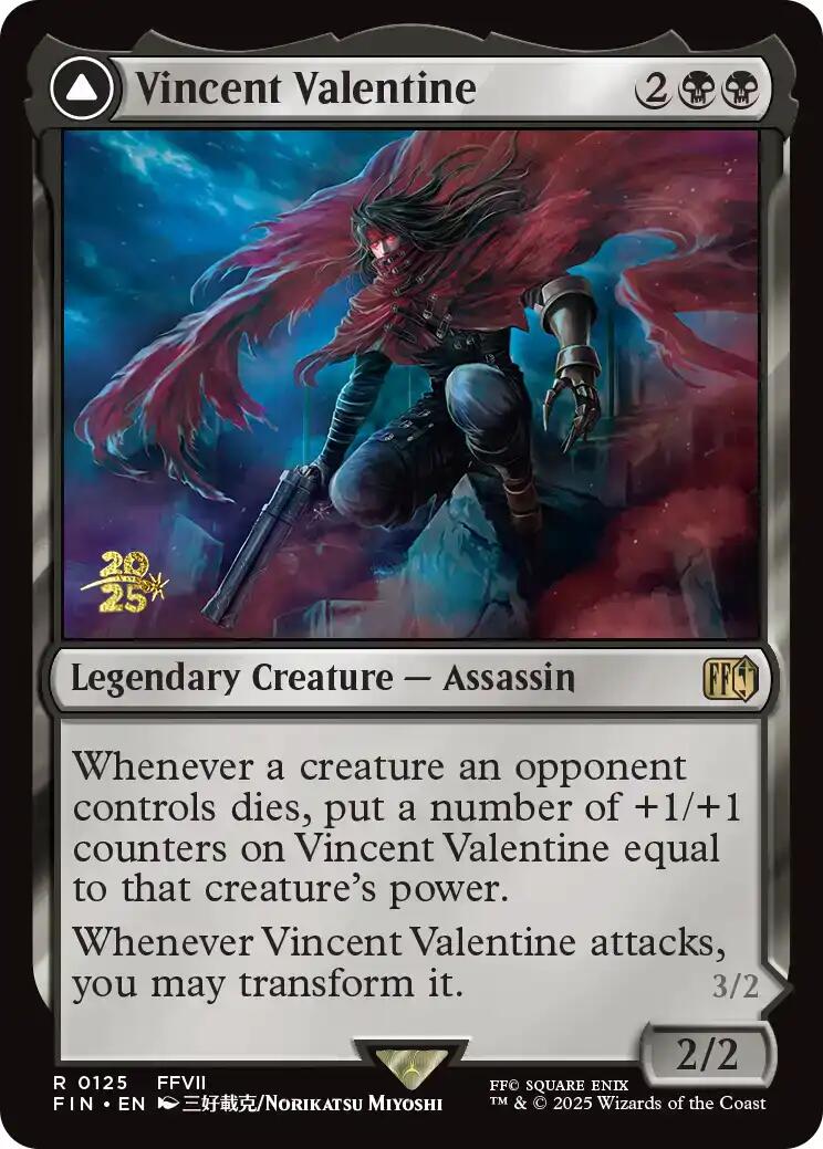 Vincent Valentine // Galian Beast [FINAL FANTASY Prerelease Promo] MTG Single Magic: The Gathering | Red Claw Gaming
