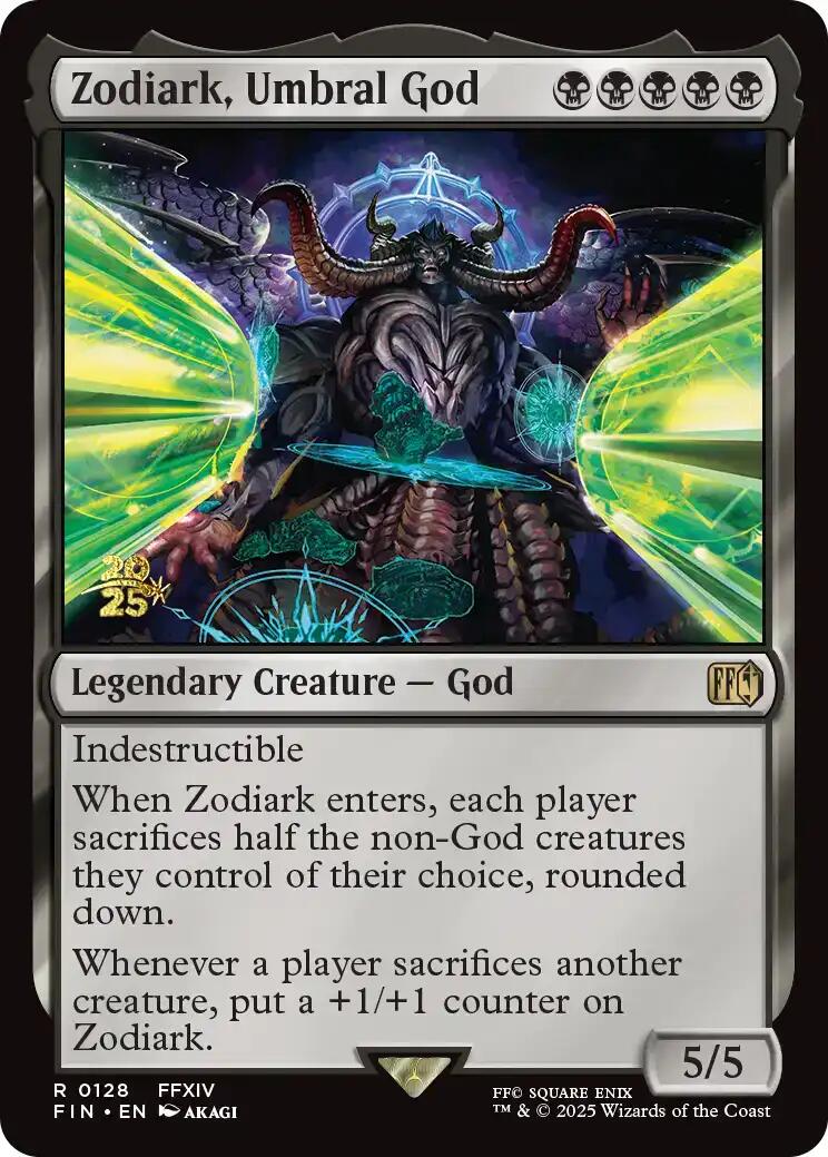 Zodiark, Umbral God [FINAL FANTASY Prerelease Promo] MTG Single Magic: The Gathering | Red Claw Gaming