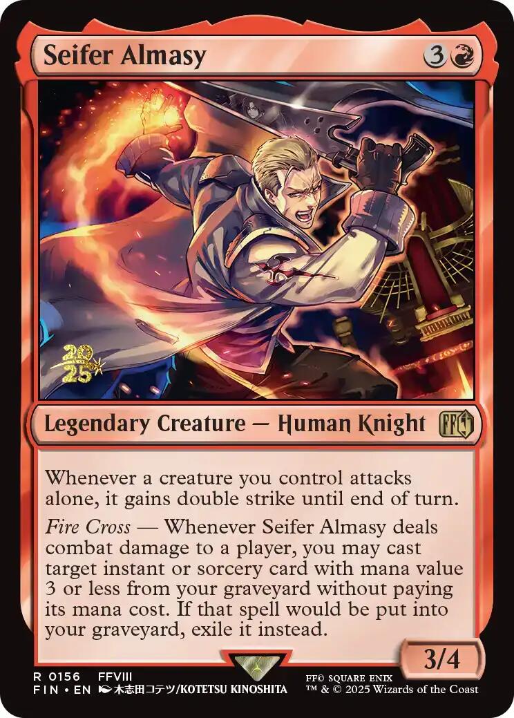 Seifer Almasy [FINAL FANTASY Prerelease Promo] MTG Single Magic: The Gathering | Red Claw Gaming