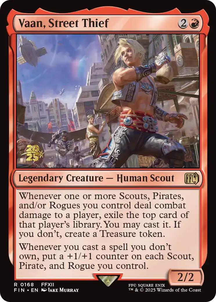 Vaan, Street Thief [FINAL FANTASY Prerelease Promo] MTG Single Magic: The Gathering | Red Claw Gaming