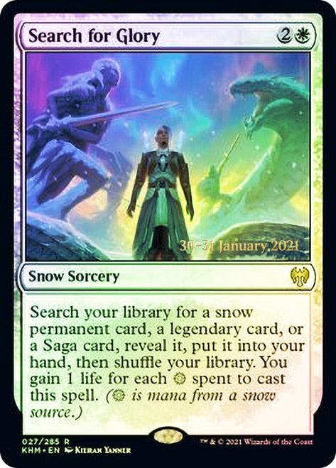Search for Glory [Kaldheim Prerelease Promos] MTG Single Magic: The Gathering | Red Claw Gaming