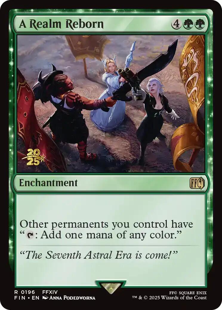A Realm Reborn [FINAL FANTASY Prerelease Promo] MTG Single Magic: The Gathering | Red Claw Gaming