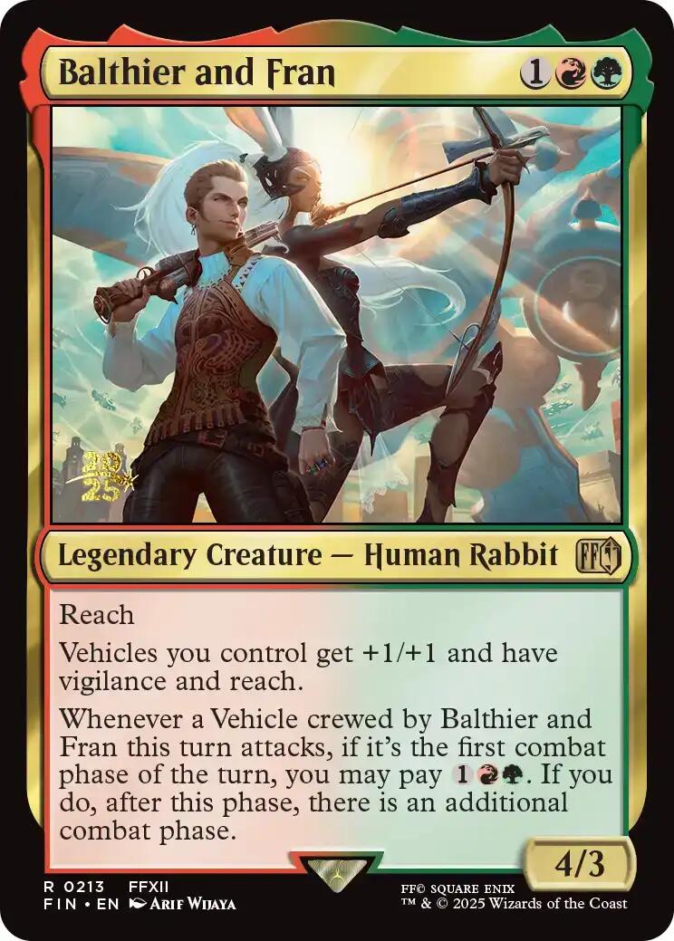 Balthier and Fran [FINAL FANTASY Prerelease Promo] MTG Single Magic: The Gathering | Red Claw Gaming