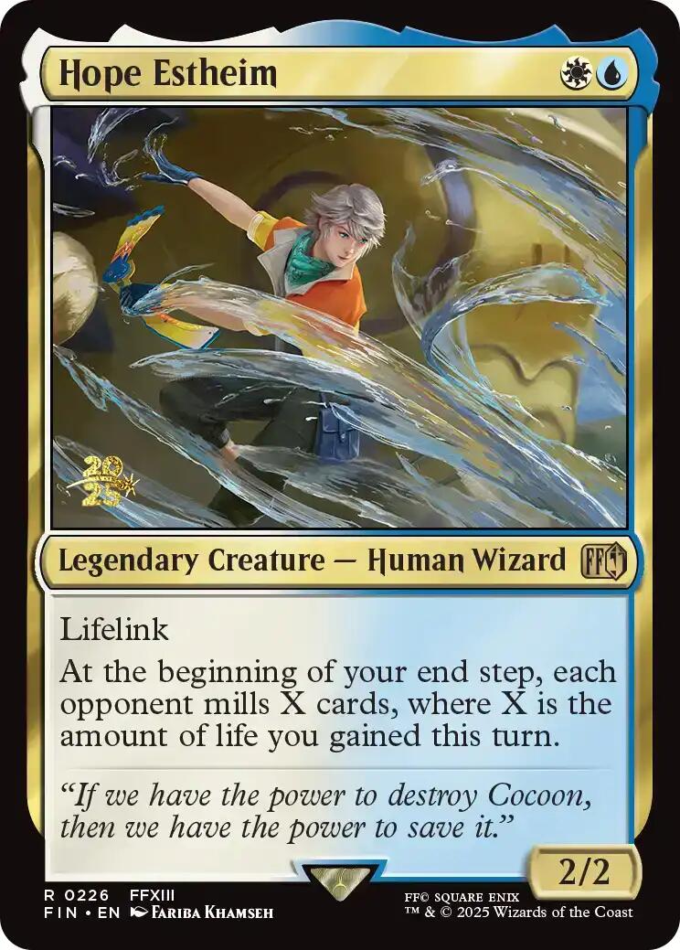 Hope Estheim [FINAL FANTASY Prerelease Promo] MTG Single Magic: The Gathering | Red Claw Gaming
