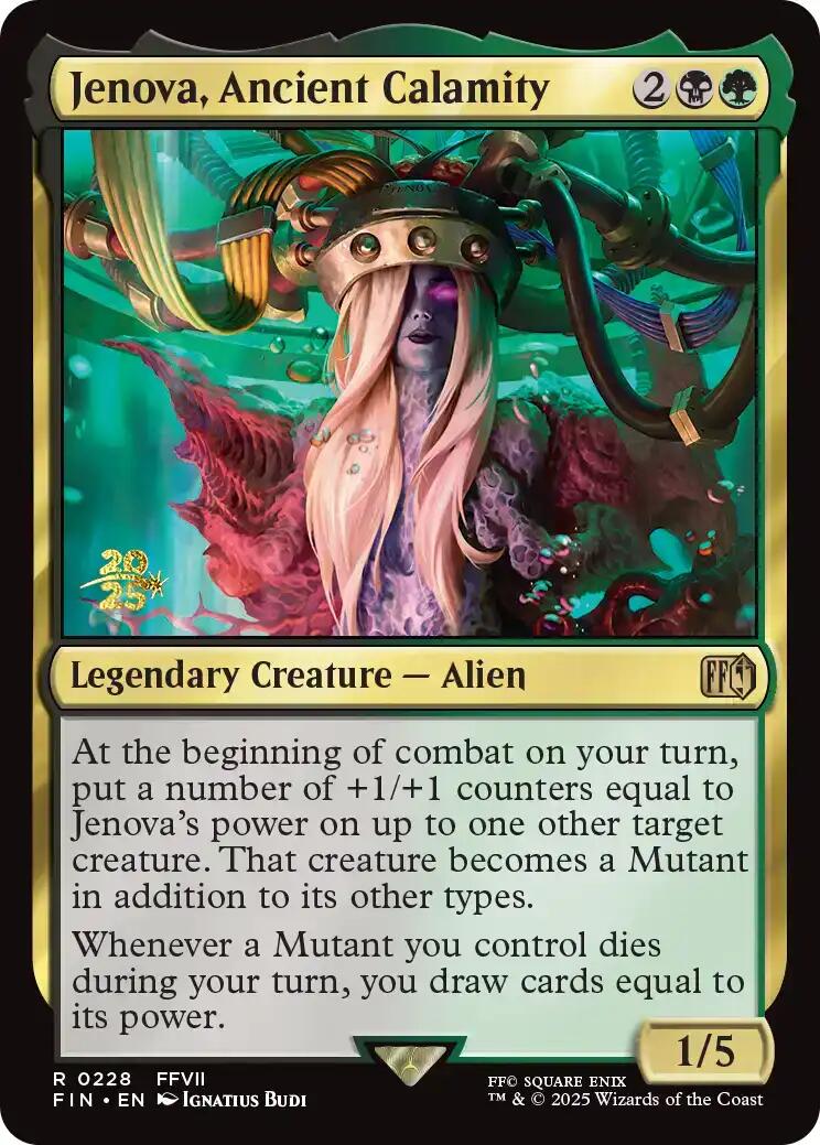 Jenova, Ancient Calamity [FINAL FANTASY Prerelease Promo] MTG Single Magic: The Gathering | Red Claw Gaming