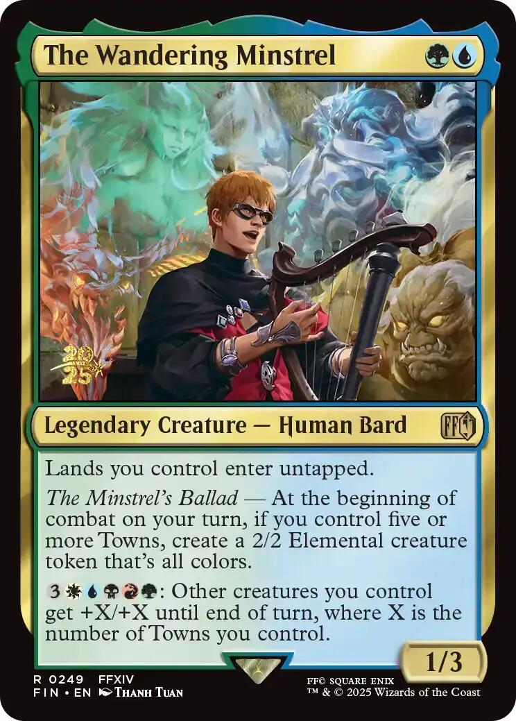 The Wandering Minstrel [FINAL FANTASY Prerelease Promo] MTG Single Magic: The Gathering | Red Claw Gaming