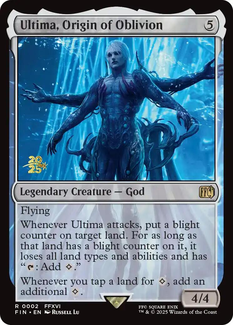 Ultima, Origin of Oblivion [FINAL FANTASY Prerelease Promo] MTG Single Magic: The Gathering | Red Claw Gaming