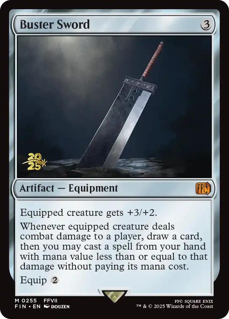 Buster Sword [FINAL FANTASY Prerelease Promo] MTG Single Magic: The Gathering | Red Claw Gaming