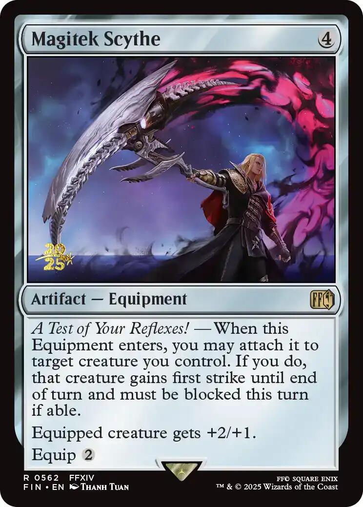 Magitek Scythe [FINAL FANTASY Prerelease Promo] MTG Single Magic: The Gathering | Red Claw Gaming