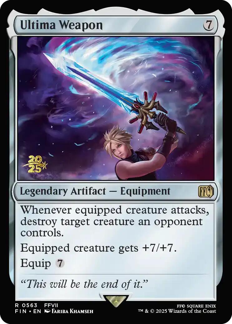 Ultima Weapon [FINAL FANTASY Prerelease Promo] MTG Single Magic: The Gathering | Red Claw Gaming