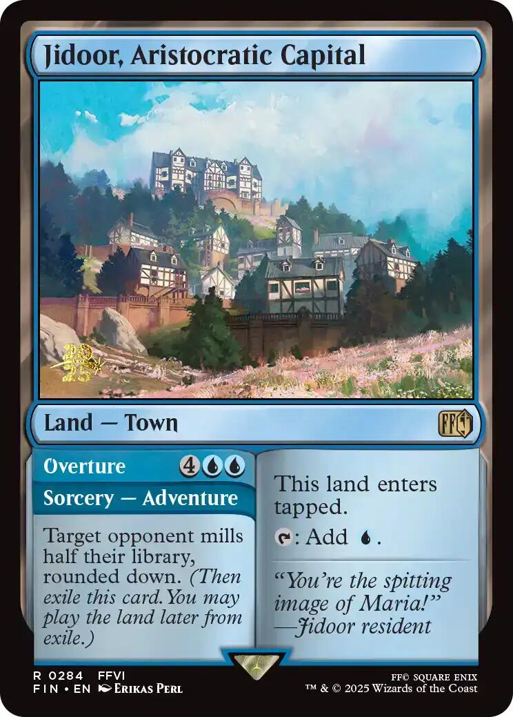 Jidoor, Aristocratic Capital [FINAL FANTASY Prerelease Promo] MTG Single Magic: The Gathering | Red Claw Gaming