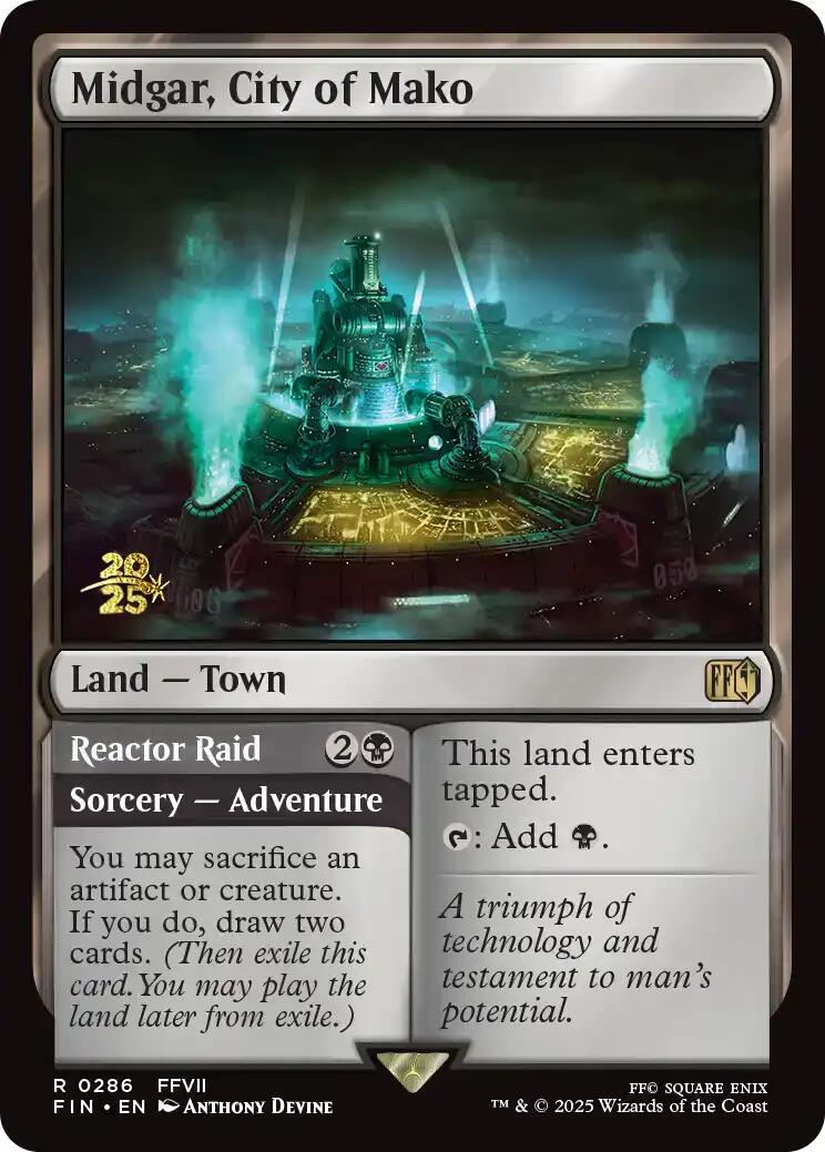 Midgar, City of Mako [FINAL FANTASY Prerelease Promo] MTG Single Magic: The Gathering | Red Claw Gaming