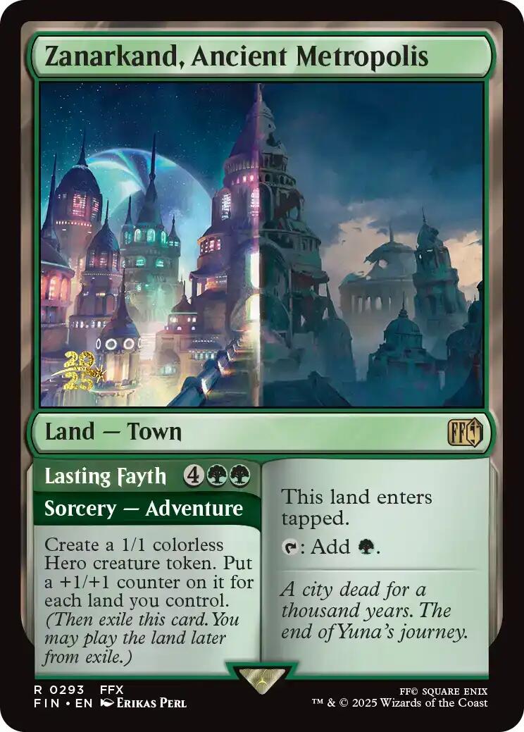Zanarkand, Ancient Metropolis [FINAL FANTASY Prerelease Promo] MTG Single Magic: The Gathering | Red Claw Gaming