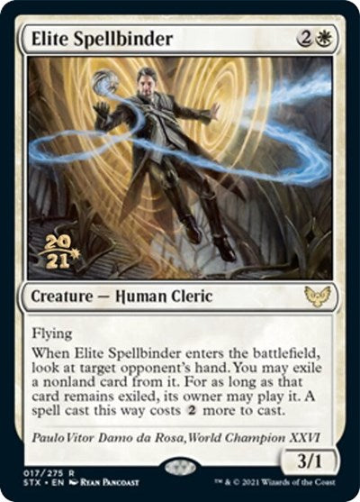 Elite Spellbinder [Strixhaven: School of Mages Prerelease Promos] MTG Single Magic: The Gathering | Red Claw Gaming