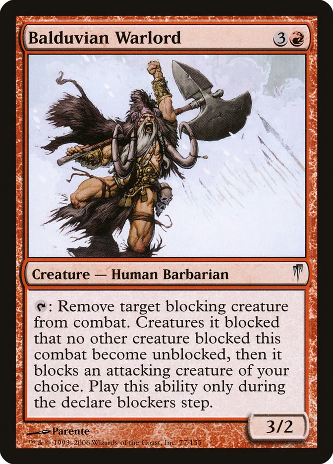 Balduvian Warlord [Coldsnap] MTG Single Magic: The Gathering | Red Claw Gaming