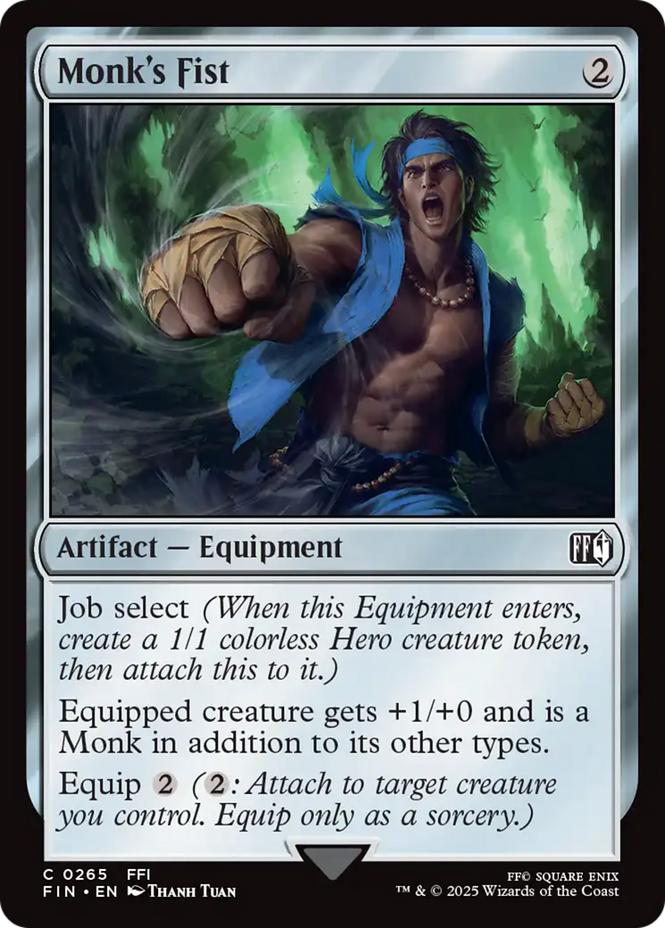 Monk's Fist [FINAL FANTASY] MTG Single Magic: The Gathering | Red Claw Gaming