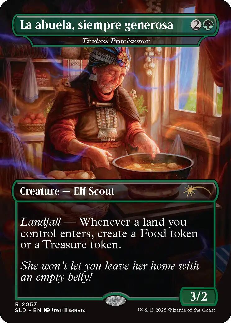 La abuela, siempre generosa - Tireless Provisioner [Secret Lair Drop Series] MTG Single Magic: The Gathering | Red Claw Gaming