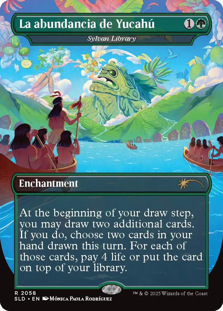 La abundancia de Yucahu - Sylvan Library [Secret Lair Drop Series] MTG Single Magic: The Gathering | Red Claw Gaming