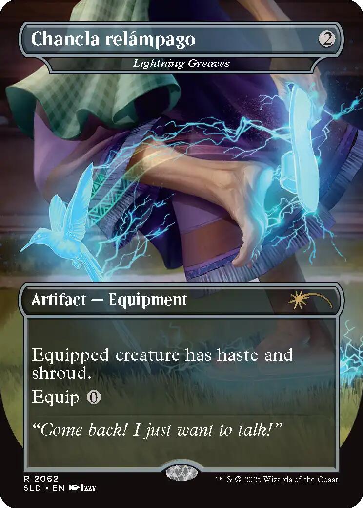 Chancla relampago - Lightning Greaves [Secret Lair Drop Series] MTG Single Magic: The Gathering | Red Claw Gaming