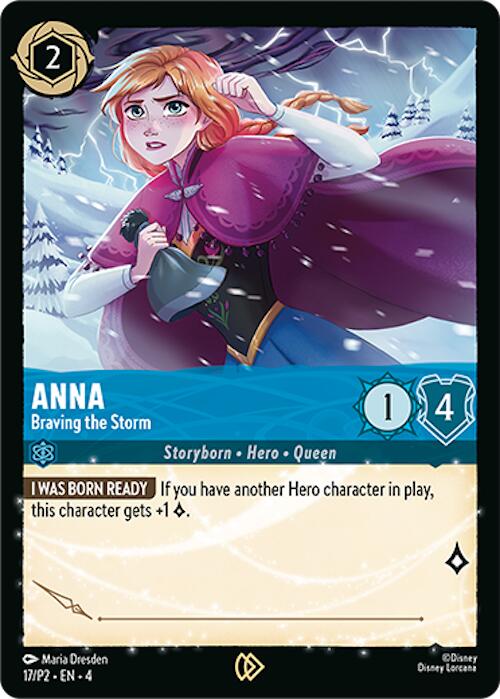 Anna - Braving the Storm (17/P2) [Promo Cards] Lorcana Single Disney | Red Claw Gaming