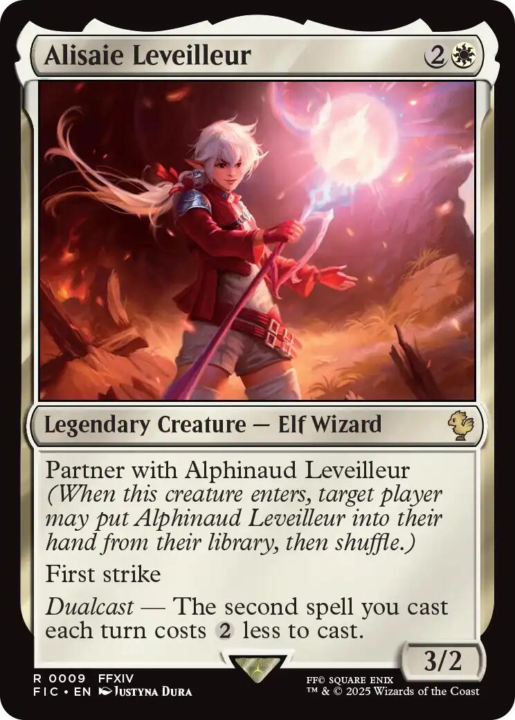 Alisaie Leveilleur (Surge Foil) [FINAL FANTASY Commander] MTG Single Magic: The Gathering | Red Claw Gaming