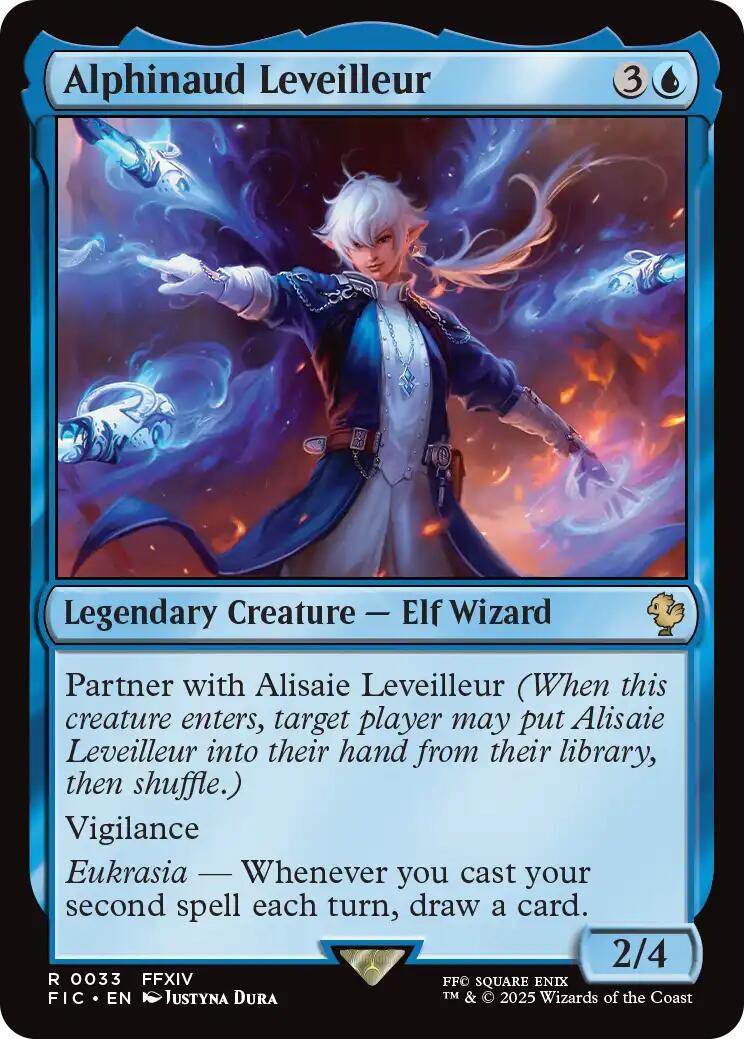 Alphinaud Leveilleur (Surge Foil) [FINAL FANTASY Commander] MTG Single Magic: The Gathering | Red Claw Gaming