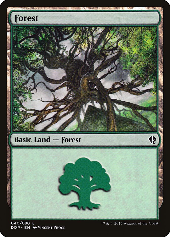Forest (40) [Duel Decks: Zendikar vs. Eldrazi] MTG Single Magic: The Gathering | Red Claw Gaming