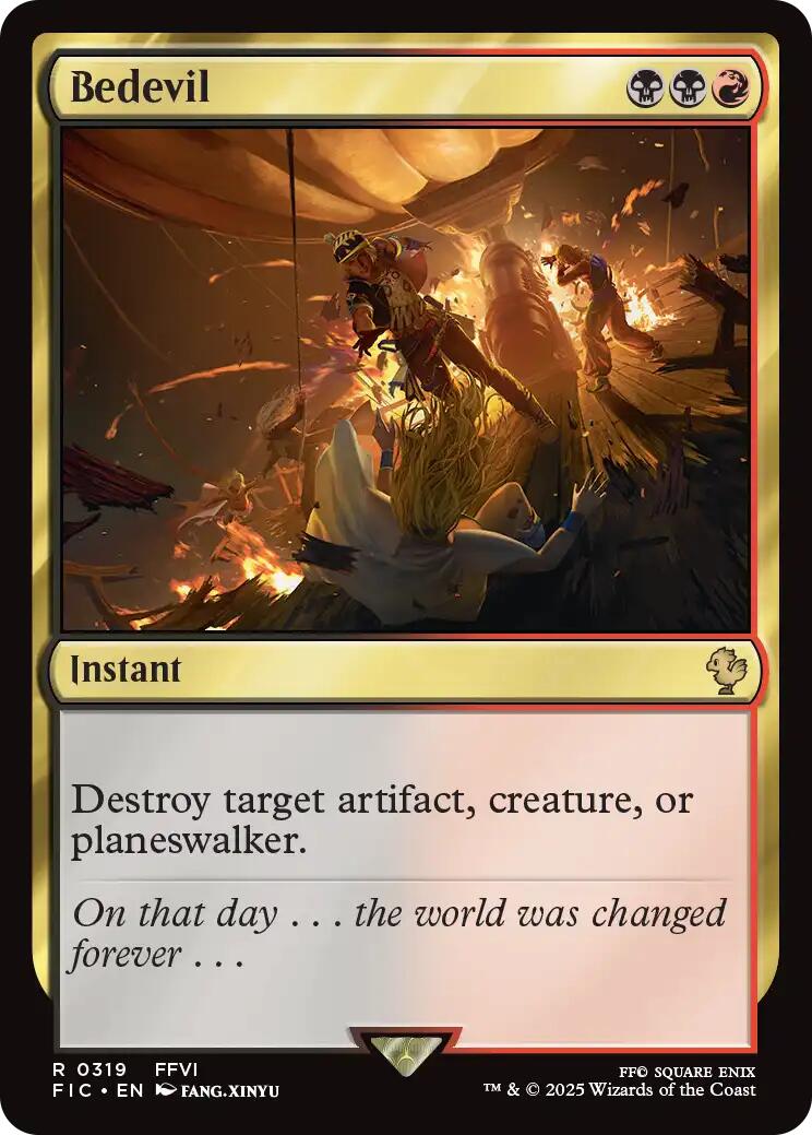 Bedevil (Surge Foil) [FINAL FANTASY Commander] MTG Single Magic: The Gathering | Red Claw Gaming