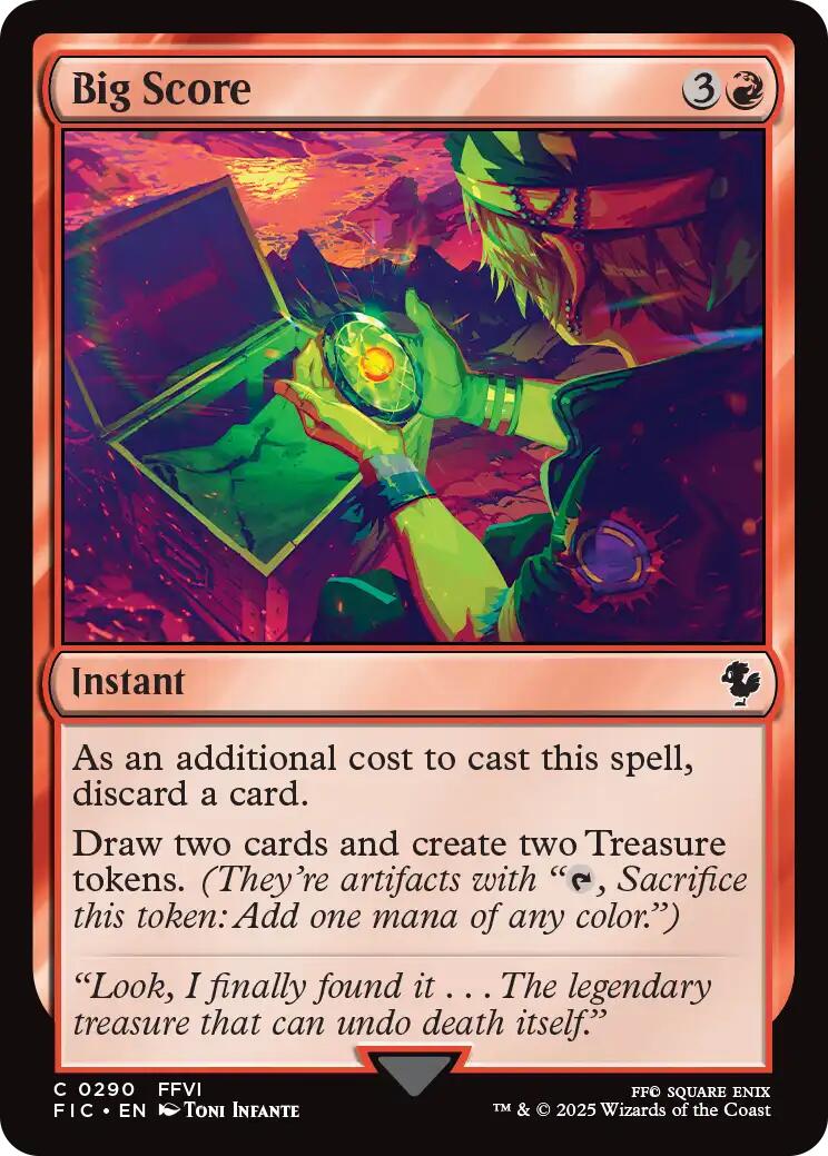 Big Score (Surge Foil) [FINAL FANTASY Commander] MTG Single Magic: The Gathering | Red Claw Gaming