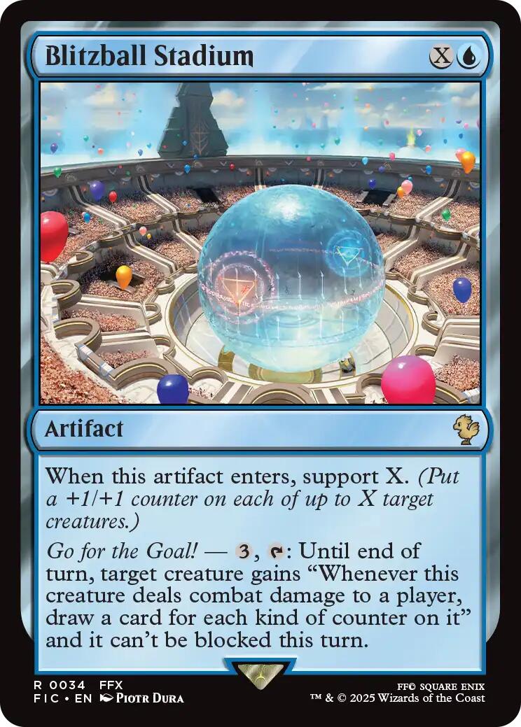 Blitzball Stadium (Surge Foil) [FINAL FANTASY Commander] MTG Single Magic: The Gathering | Red Claw Gaming