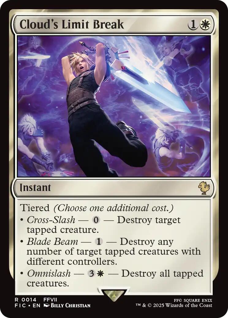 Cloud's Limit Break (Surge Foil) [FINAL FANTASY Commander] MTG Single Magic: The Gathering | Red Claw Gaming