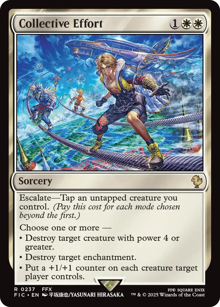 Collective Effort (Surge Foil) [FINAL FANTASY Commander] MTG Single Magic: The Gathering | Red Claw Gaming