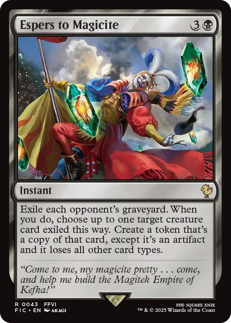 Espers to Magicite (Surge Foil) [FINAL FANTASY Commander] MTG Single Magic: The Gathering | Red Claw Gaming
