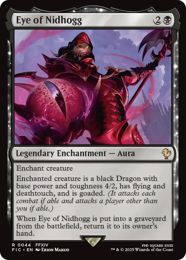 Eye of Nidhogg (Surge Foil) [FINAL FANTASY Commander] MTG Single Magic: The Gathering | Red Claw Gaming