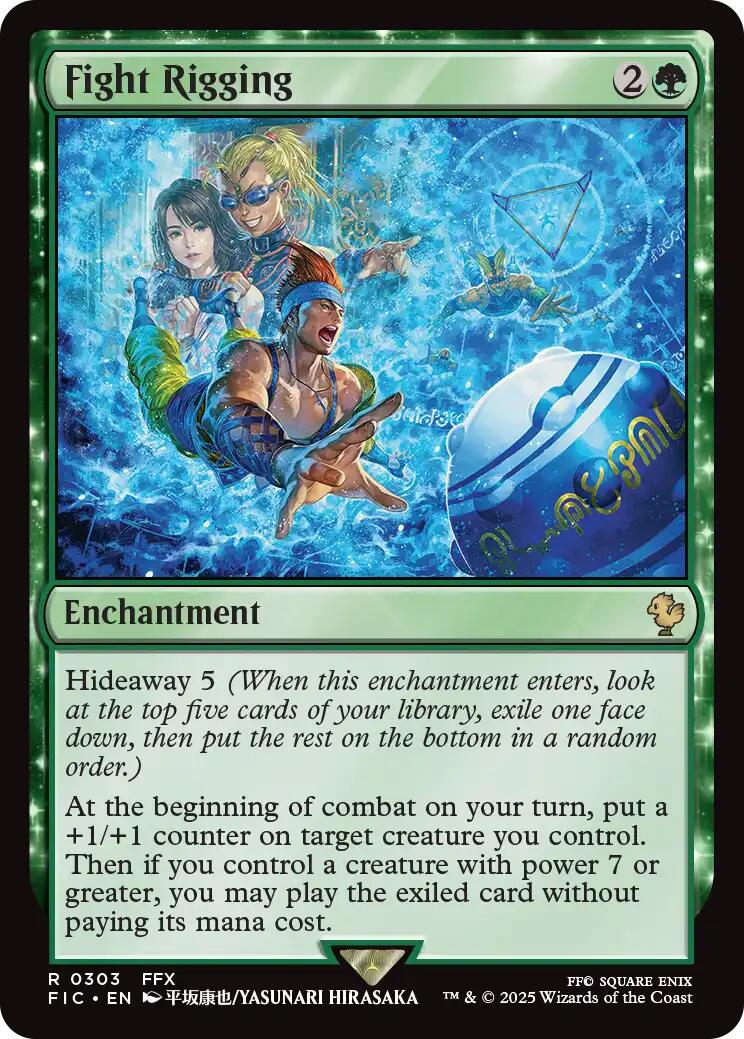 Fight Rigging (Surge Foil) [FINAL FANTASY Commander] MTG Single Magic: The Gathering | Red Claw Gaming