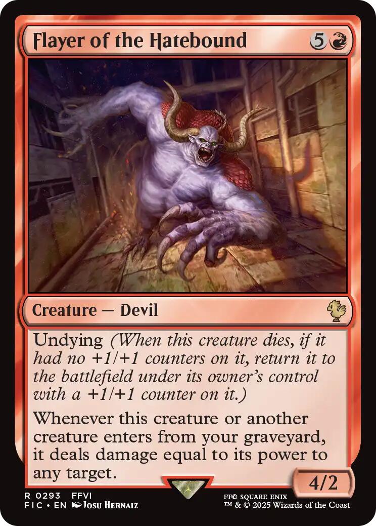 Flayer of the Hatebound (Surge Foil) [FINAL FANTASY Commander] MTG Single Magic: The Gathering | Red Claw Gaming